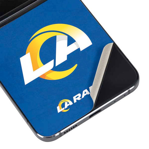 NFL Los Angeles Rams Distressed Galaxy Z Flip5 5G Skin