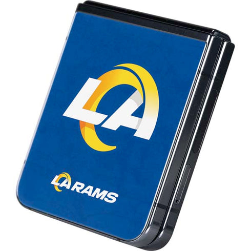 NFL Los Angeles Rams Distressed Galaxy Z Flip5 5G Skin