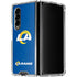 NFL Los Angeles Rams Distressed Galaxy Z Fold4 5G Clear Case