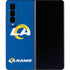 NFL Los Angeles Rams Distressed Galaxy Z Fold4 5G Skin