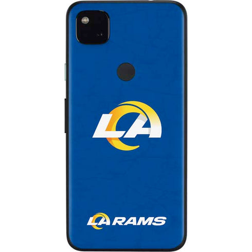 NFL Los Angeles Rams Distressed Google Pixel 4a Skin