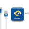 NFL Los Angeles Rams Distressed iPad Charger (10W USB) Skin