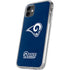 NFL Los Angeles Rams Distressed iPhone 11 Clear Case