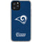 NFL Los Angeles Rams Distressed iPhone 11 Pro Clear Case