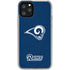 NFL Los Angeles Rams Distressed iPhone 11 Pro Clear Case