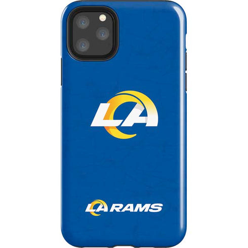 NFL Los Angeles Rams Distressed iPhone 11 Pro Max Impact Case