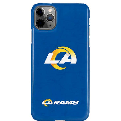 NFL Los Angeles Rams Distressed iPhone 11 Pro Max Lite Case
