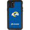 NFL Los Angeles Rams Distressed iPhone 11 Pro Max Waterproof Case