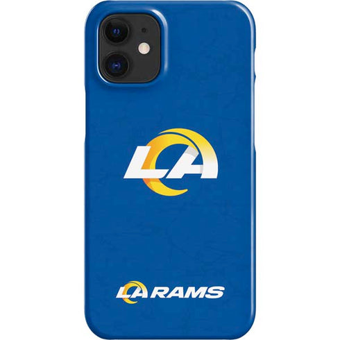 NFL Los Angeles Rams Distressed iPhone 12 Mini Lite Case