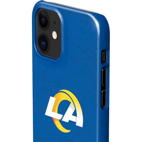 NFL Los Angeles Rams Distressed iPhone 12 Mini Lite Case