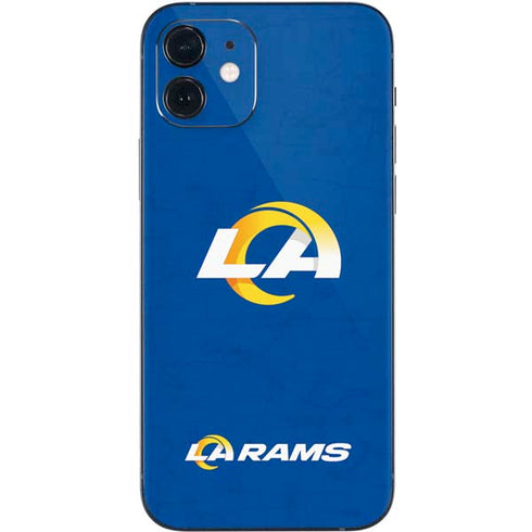 NFL Los Angeles Rams Distressed iPhone 12 Mini Skin