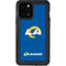 NFL Los Angeles Rams Distressed iPhone 12 Pro Max Waterproof Case