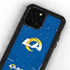 NFL Los Angeles Rams Distressed iPhone 12 Pro Waterproof Case
