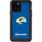NFL Los Angeles Rams Distressed iPhone 12 Pro Waterproof Case