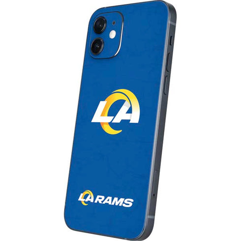 NFL Los Angeles Rams Distressed iPhone 12 Skin