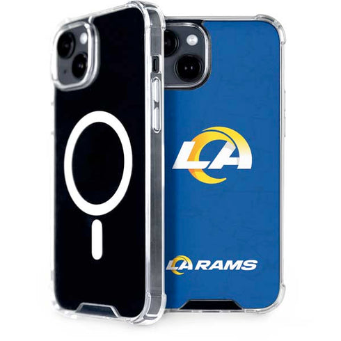 NFL Los Angeles Rams Distressed iPhone 13 MagSafe Case