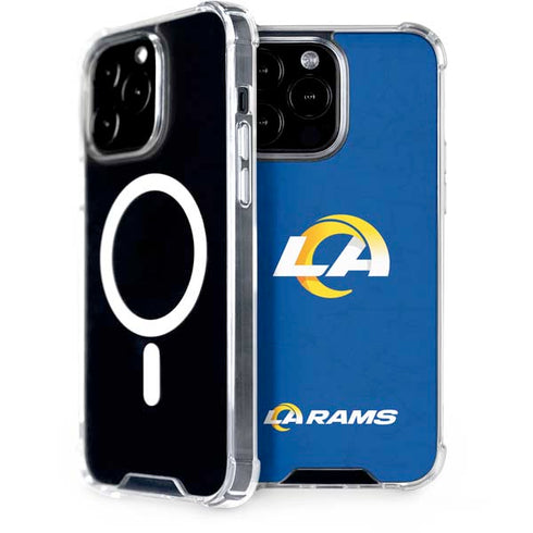 NFL Los Angeles Rams Distressed iPhone 13 Pro Max MagSafe Case