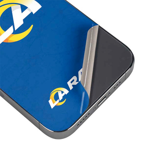 NFL Los Angeles Rams Distressed iPhone 13 Pro Max Skin