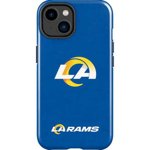 NFL Los Angeles Rams Distressed iPhone 15 Plus Impact Case