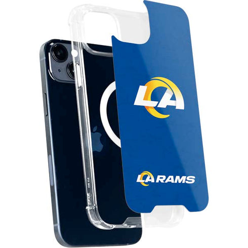 NFL Los Angeles Rams Distressed iPhone 15 Plus MagSafe Case