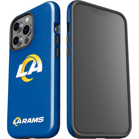 NFL Los Angeles Rams Distressed iPhone 15 Pro Impact Case