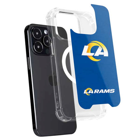 NFL Los Angeles Rams Distressed iPhone 14 Pro MagSafe Case