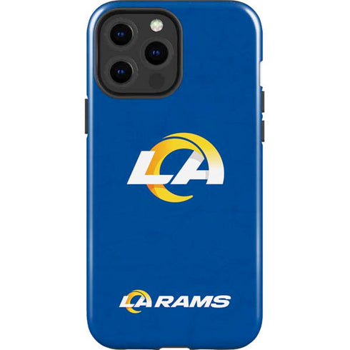 NFL Los Angeles Rams Distressed iPhone 15 Pro Max Impact Case