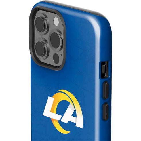 NFL Los Angeles Rams Distressed iPhone 15 Pro Max Impact Case
