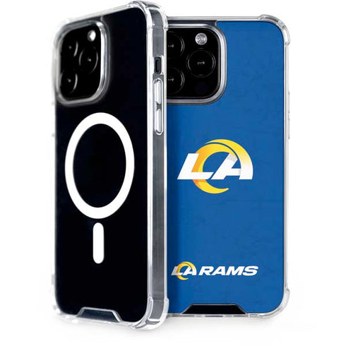 NFL Los Angeles Rams Distressed iPhone 14 Pro Max MagSafe Case