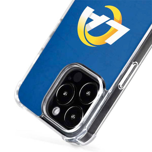 NFL Los Angeles Rams Distressed iPhone 15 Pro Max MagSafe Case