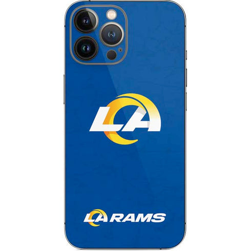 NFL Los Angeles Rams Distressed iPhone 14 Pro Max Skin