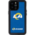 NFL Los Angeles Rams Distressed iPhone 14 Pro Max Waterproof Case