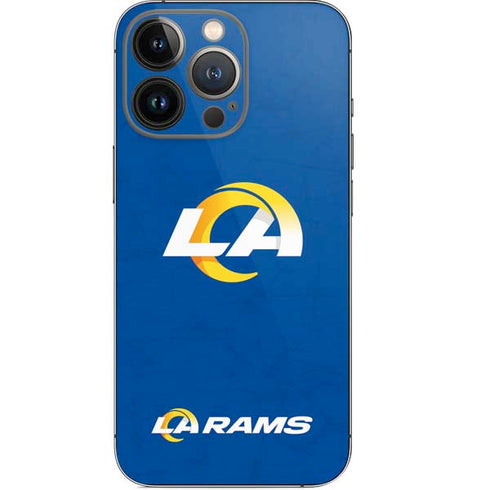 NFL Los Angeles Rams Distressed iPhone 14 Pro Skin