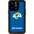 NFL Los Angeles Rams Distressed iPhone 14 Pro Waterproof Case