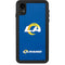 NFL Los Angeles Rams Distressed iPhone XR Waterproof Case