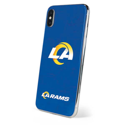 NFL Los Angeles Rams Distressed iPhone XS Max Skin