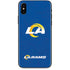 NFL Los Angeles Rams Distressed iPhone XS Skin