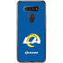 NFL Los Angeles Rams Distressed LG K51/Q51 Clear Case