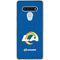 NFL Los Angeles Rams Distressed LG Stylo 6 Clear Case