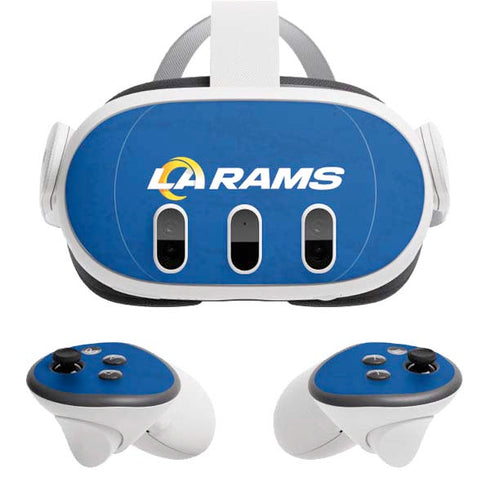 NFL Los Angeles Rams Distressed Meta Quest 3 Skin
