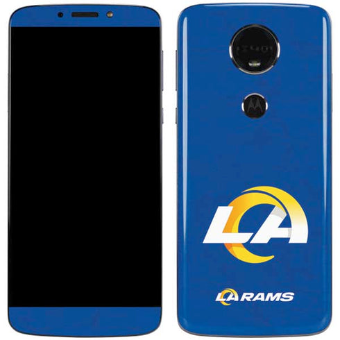 NFL Los Angeles Rams Distressed Moto E5 Plus Skin