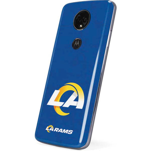 NFL Los Angeles Rams Distressed Moto E5 Plus Skin