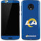 NFL Los Angeles Rams Distressed Moto G6 Skin