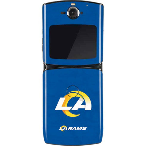 NFL Los Angeles Rams Distressed Motorola RAZR Skin