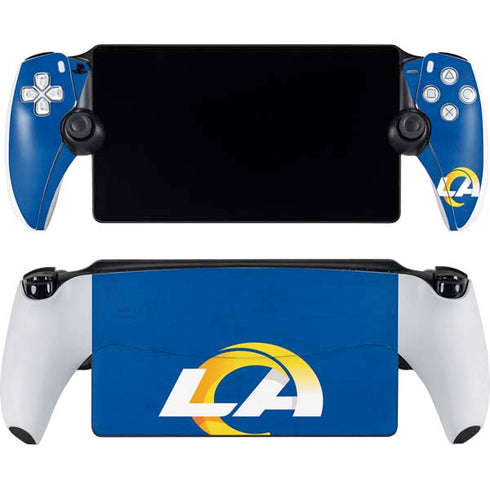 NFL Los Angeles Rams Distressed PlayStation Portal Remote Player Skin