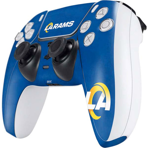 NFL Los Angeles Rams Distressed PS5 Controller Skin