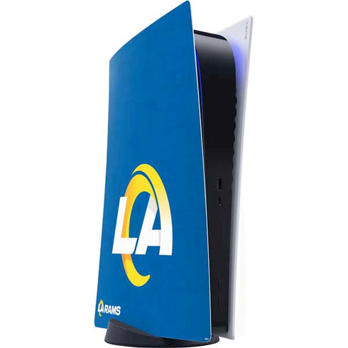 NFL Los Angeles Rams Distressed PS5 Digital Edition Console Skin