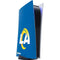 NFL Los Angeles Rams Distressed PS5 Digital Edition Console Skin