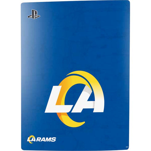 NFL Los Angeles Rams Distressed PS5 Digital Edition Console Skin