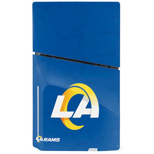 NFL Los Angeles Rams Distressed PS5 Slim Disk Bundle Skin